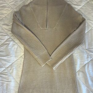 Elegant Tan Women's Sweater